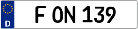 Truck License Plate